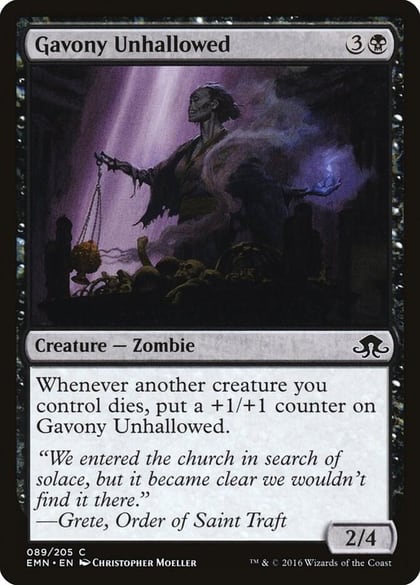 Gavony Unhallowed, Eldritch Moon 89