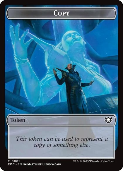Copy // Clue Double-Sided Token, Commander: Edge of Eternities 1 // 10