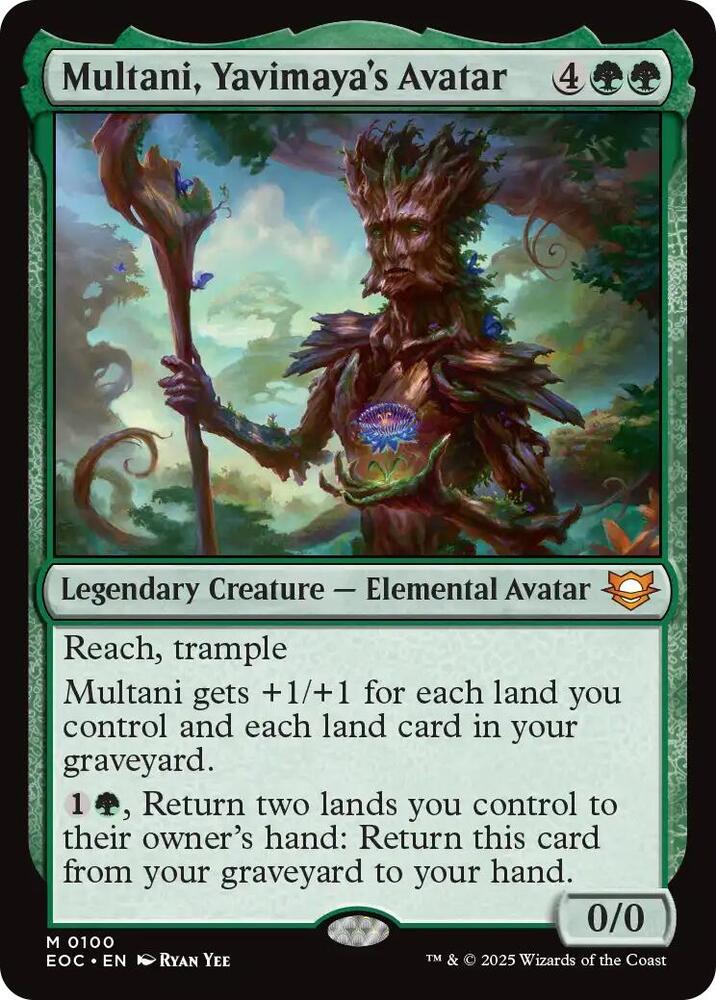 Multani, Yavimaya's Avatar, Commander: Edge of Eternities 100