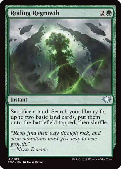 Roiling Regrowth, Commander: Edge of Eternities 105