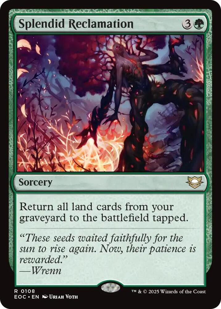 Splendid Reclamation, Commander: Edge of Eternities 108