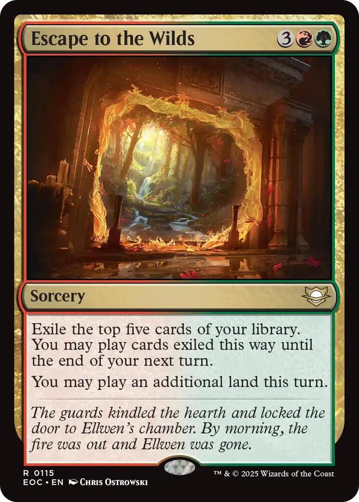 Escape to the Wilds, Commander: Edge of Eternities 115