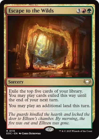 Escape to the Wilds, Commander: Edge of Eternities 115