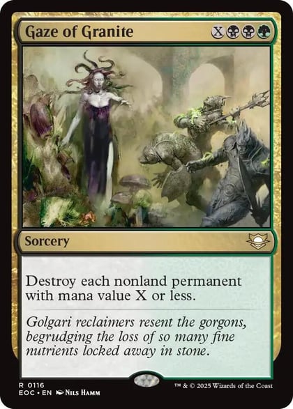 Gaze of Granite, Commander: Edge of Eternities 116