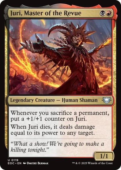 Juri, Master of the Revue, Commander: Edge of Eternities 119