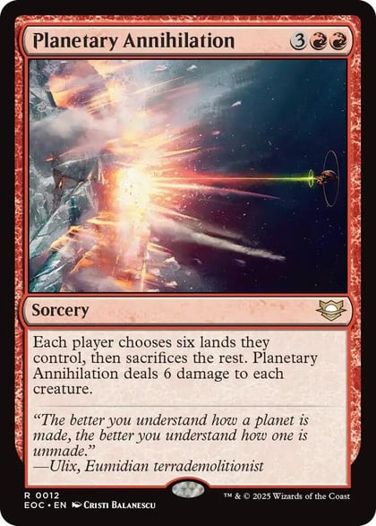 Planetary Annihilation, Commander: Edge of Eternities 12