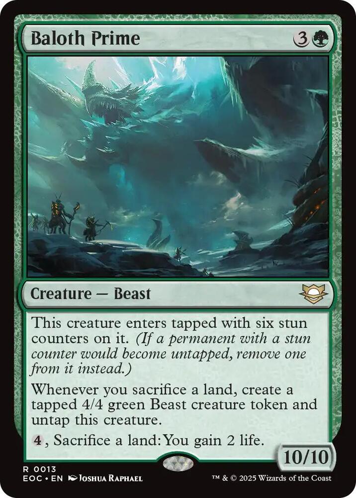Baloth Prime, Commander: Edge of Eternities 13