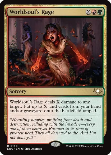 Worldsoul's Rage, Commander: Edge of Eternities 130