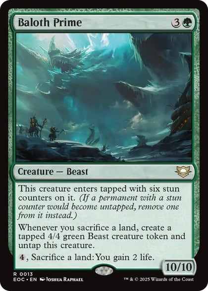 Baloth Prime, Commander: Edge of Eternities 13