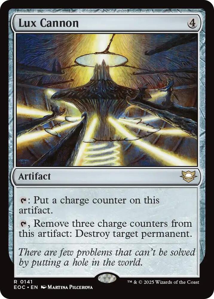 Lux Cannon, Commander: Edge of Eternities 141