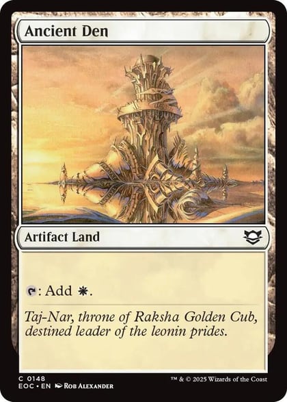 Ancient Den, Commander: Edge of Eternities 148