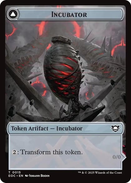 Incubator // Phyrexian Double-Sided Token, Commander: Edge of Eternities 15 // 15