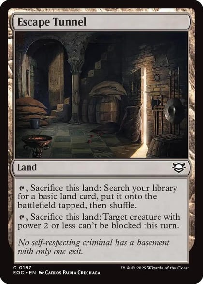 Escape Tunnel, Commander: Edge of Eternities 157
