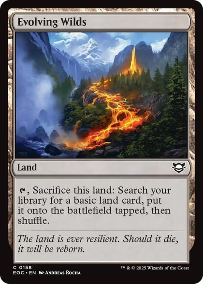 Evolving Wilds, Commander: Edge of Eternities 158