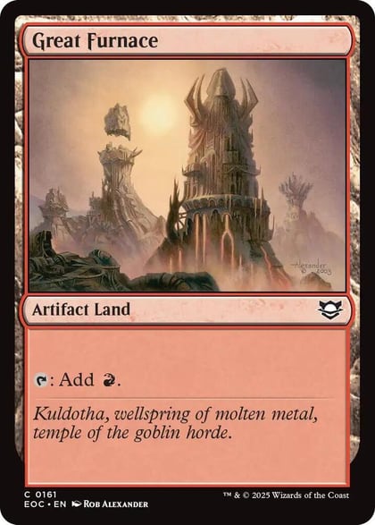 Great Furnace, Commander: Edge of Eternities 161
