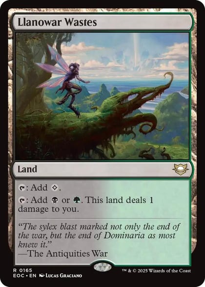 Llanowar Wastes, Commander: Edge of Eternities 165