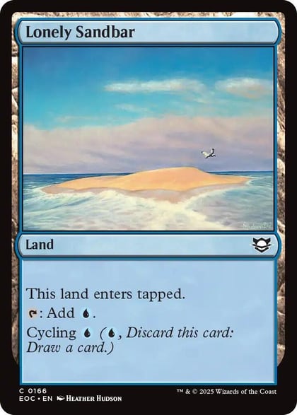 Lonely Sandbar, Commander: Edge of Eternities 166