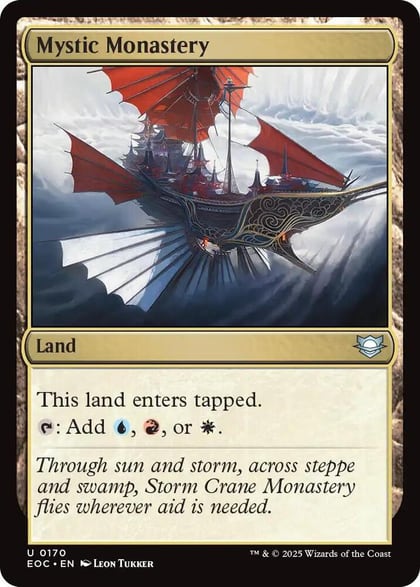Mystic Monastery, Commander: Edge of Eternities 170