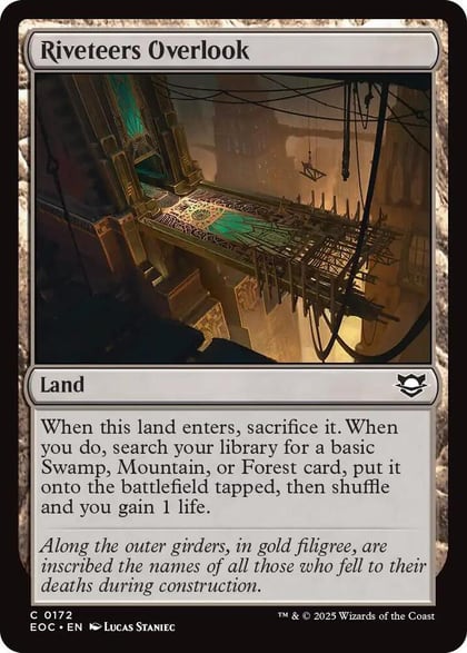 Riveteers Overlook, Commander: Edge of Eternities 172