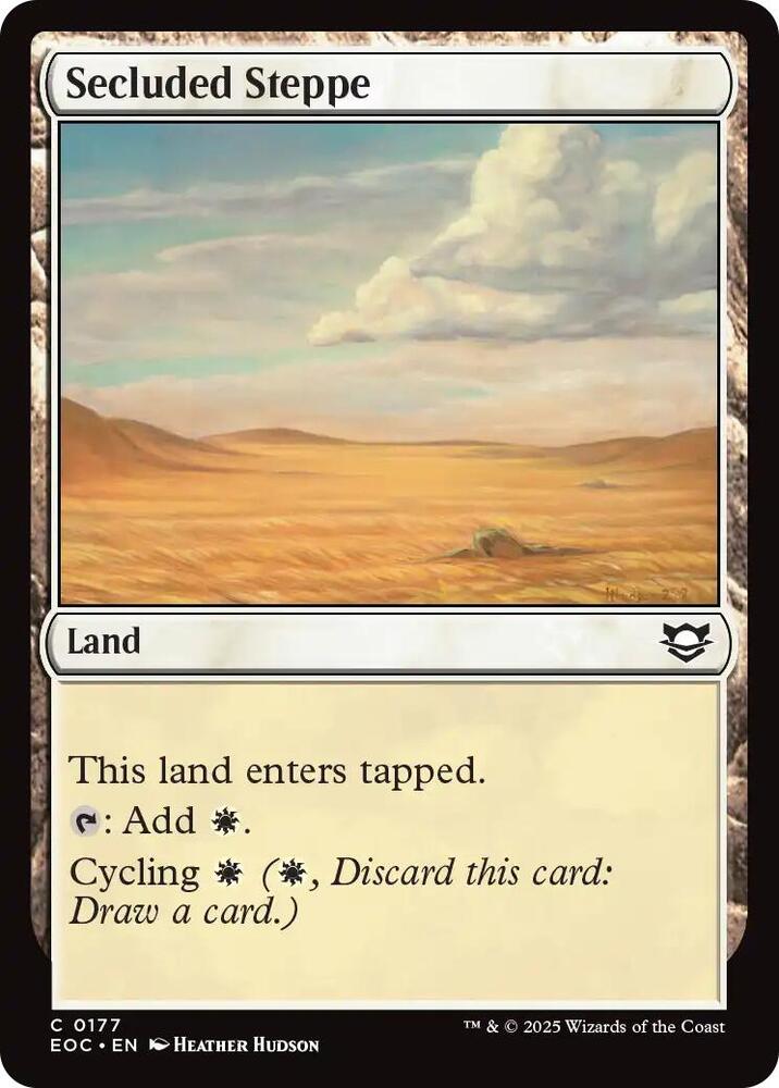 Secluded Steppe, Commander: Edge of Eternities 177