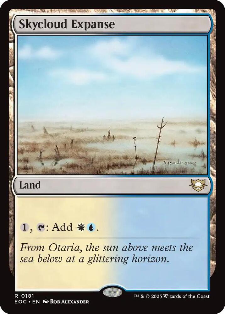 Skycloud Expanse, Commander: Edge of Eternities 181