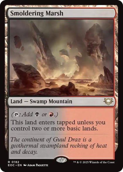 Smoldering Marsh, Commander: Edge of Eternities 182