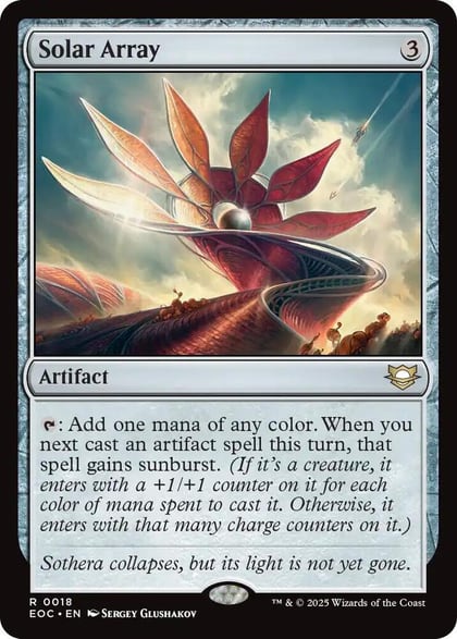 Solar Array, Commander: Edge of Eternities 18