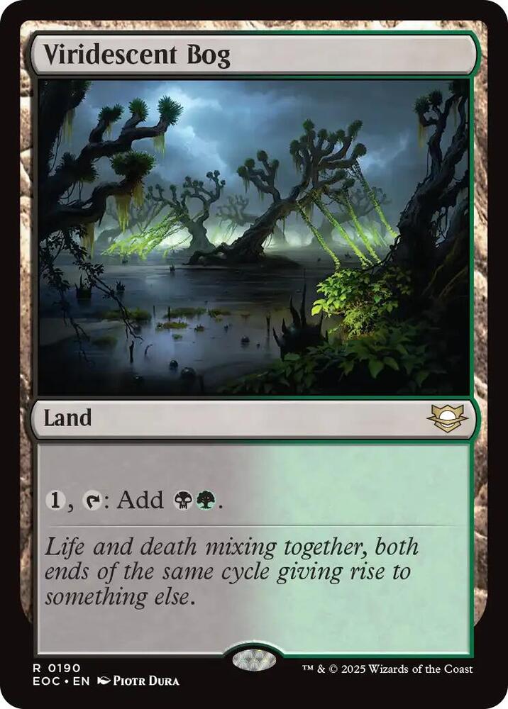 Viridescent Bog, Commander: Edge of Eternities 190