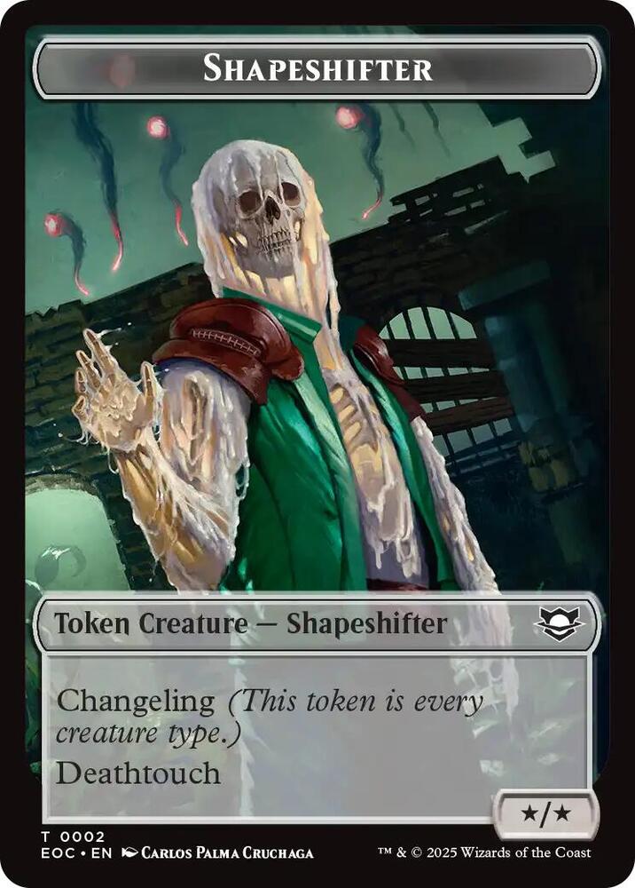 Shapeshifter // Golem (0013) Double-Sided Token, Commander: Edge of Eternities 2 // 13