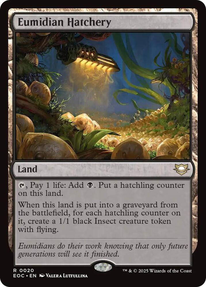 Eumidian Hatchery, Commander: Edge of Eternities 20