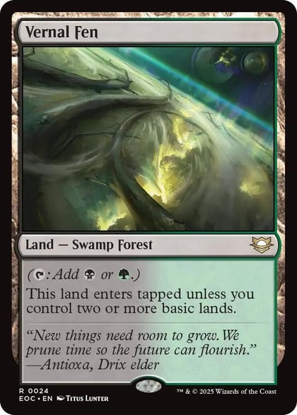 Vernal Fen, Commander: Edge of Eternities 24