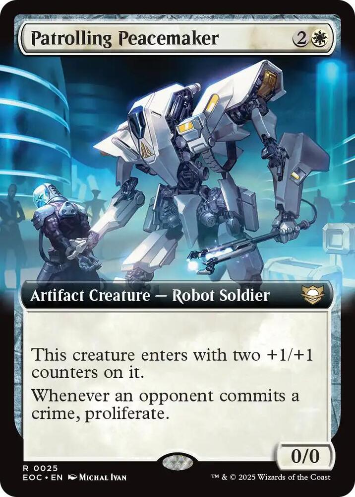 Patrolling Peacemaker (Extended Art), Commander: Edge of Eternities 25