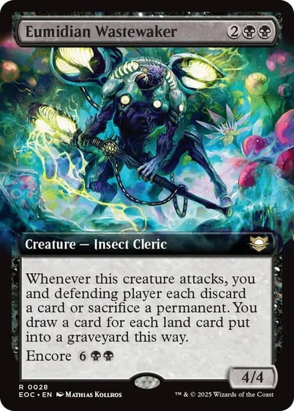 Eumidian Wastewaker (Extended Art), Commander: Edge of Eternities 28