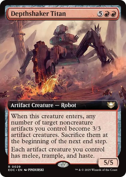 Depthshaker Titan (Extended Art), Commander: Edge of Eternities 29