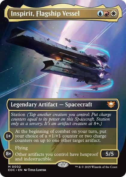 Inspirit, Flagship Vessel (Borderless), Commander: Edge of Eternities 2