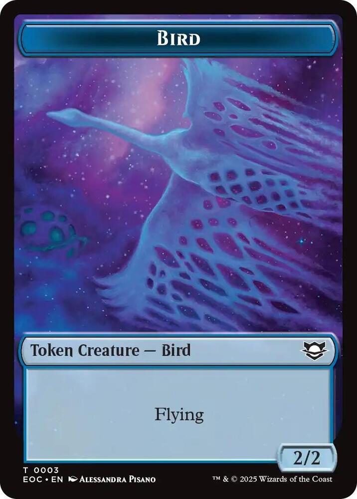 Bird // Pest Double-Sided Token, Commander: Edge of Eternities 3 // 9