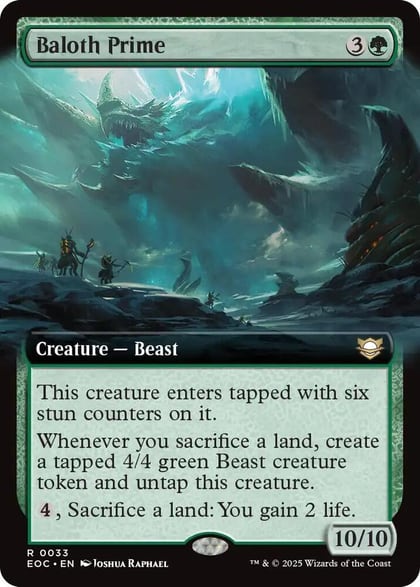 Baloth Prime (Extended Art), Commander: Edge of Eternities 33