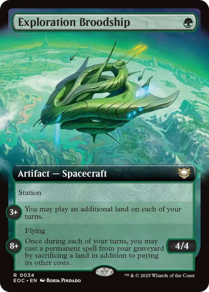 Exploration Broodship (Extended Art), Commander: Edge of Eternities 34