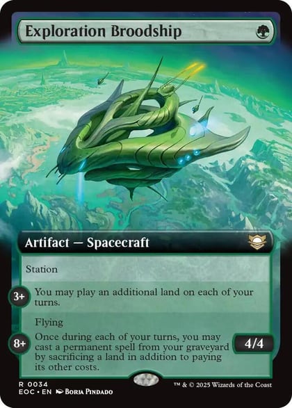 Exploration Broodship (Extended Art), Commander: Edge of Eternities 34