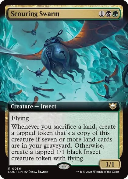 Scouring Swarm (Extended Art), Commander: Edge of Eternities 36