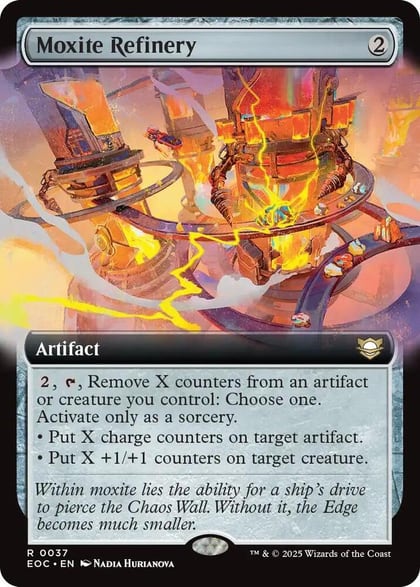 Moxite Refinery (Extended Art), Commander: Edge of Eternities 37