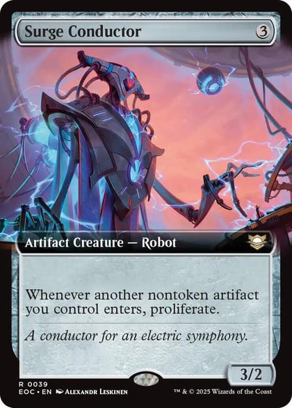 Surge Conductor (Extended Art), Commander: Edge of Eternities 39