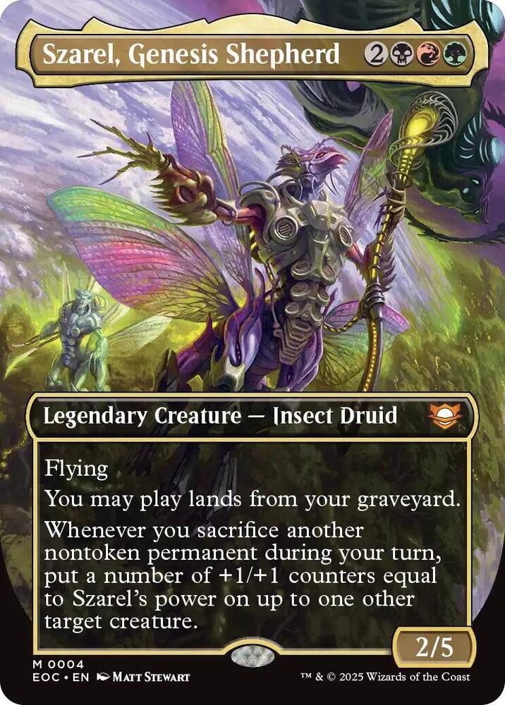 Szarel, Genesis Shepherd (Borderless), Commander: Edge of Eternities 4