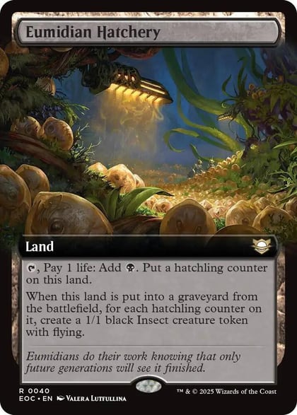 Eumidian Hatchery (Extended Art), Commander: Edge of Eternities 40