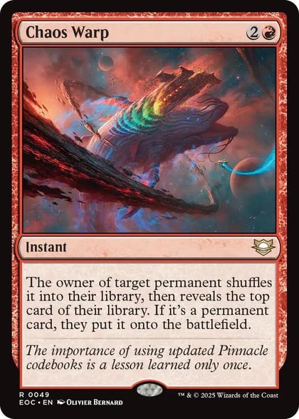 Chaos Warp, Commander: Edge of Eternities 49