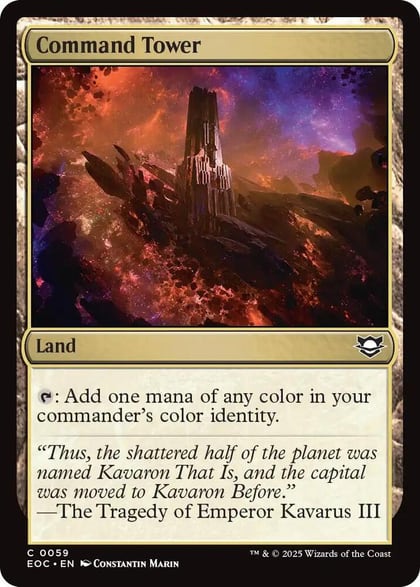 Command Tower, Commander: Edge of Eternities 59