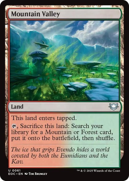 Mountain Valley, Commander: Edge of Eternities 61