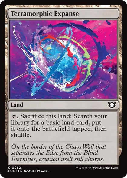 Terramorphic Expanse, Commander: Edge of Eternities 62