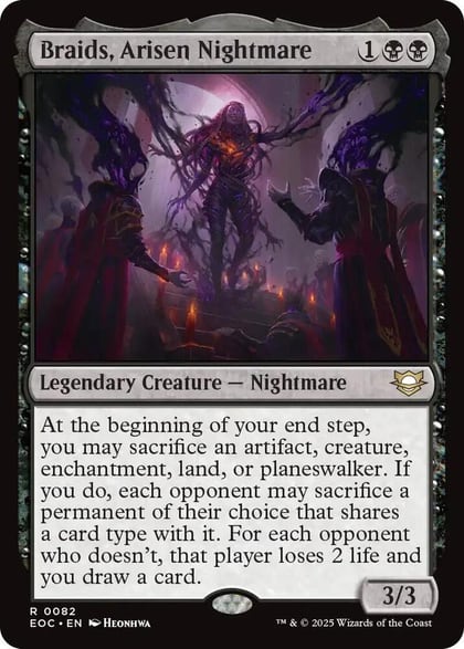 Braids, Arisen Nightmare, Commander: Edge of Eternities 82