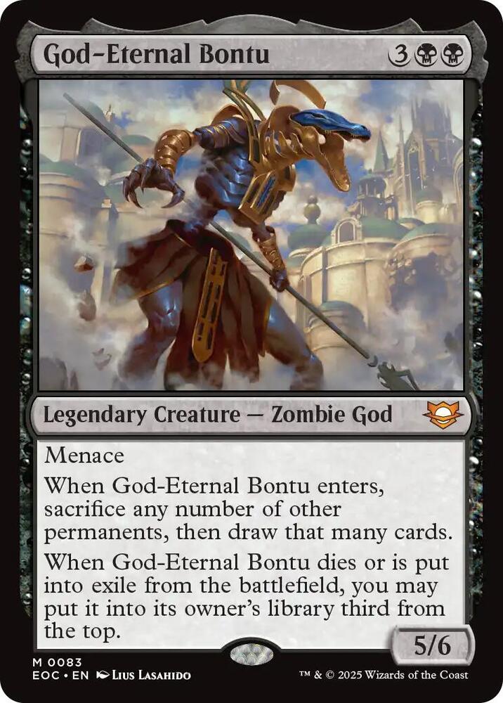 God-Eternal Bontu, Commander: Edge of Eternities 83